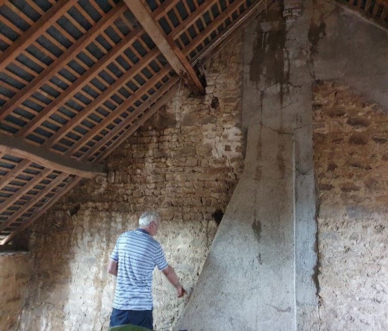 Rain coming in the loft