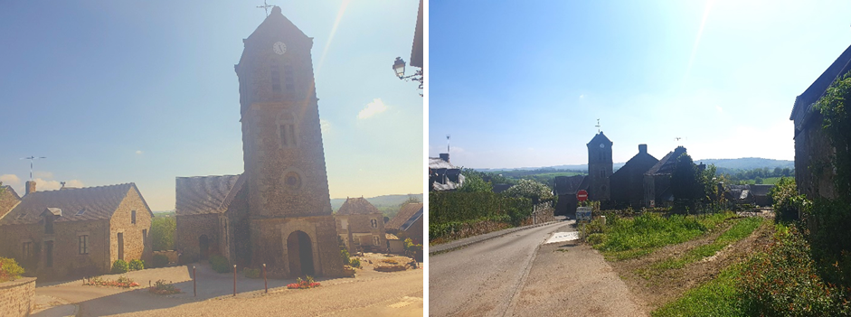 church and new entrance